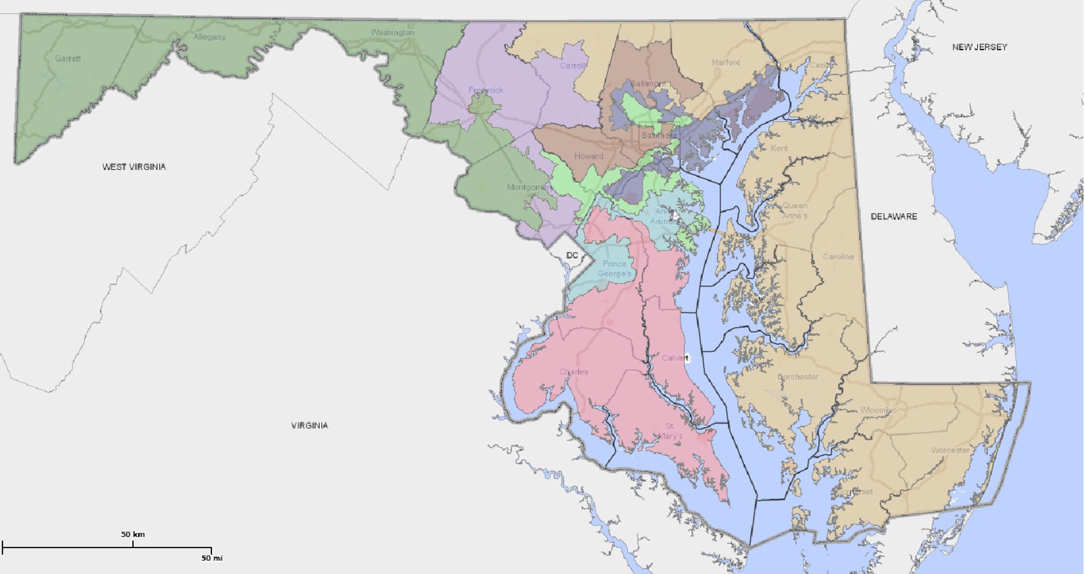 Maryland Districts